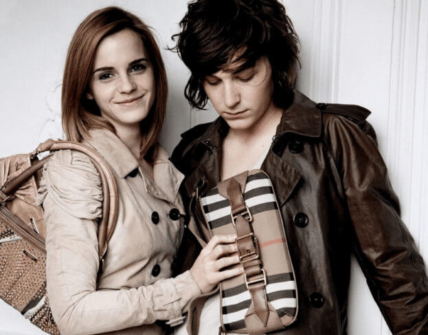 Alex with his sister Emma for Burberry Fashion Campaign